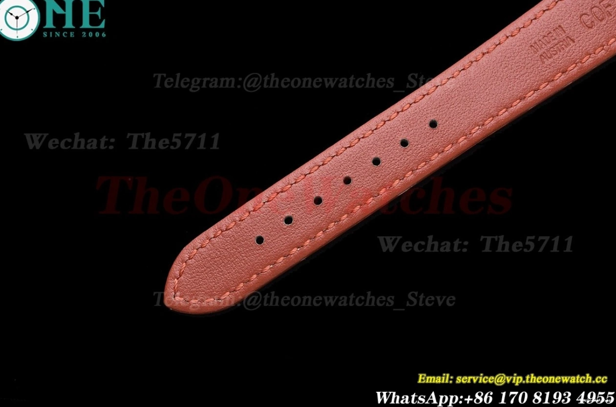 Tank Strap Quartz K11F On Red Leather White Must dial Small 0404